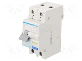 HAGER RCBO Disyuntor Diferencial 20A 30mA 240VAC 1+N