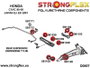 StrongFlex Kit de Silentblock Sport Exterior Brazo a Cubo e Interior Track de Brazo