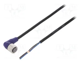 OMRON Cable para sensores M12 hembra angular 5m