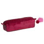 Coquette Estuche 16006090700 Rectangular Terciopelo Fucsia 20 x 6 x 5 cm