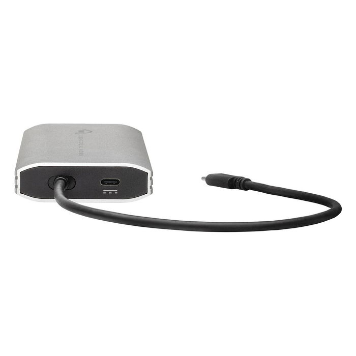 OWC CADPDL2HDMI Adaptador USB-C a Doble HDMI 4K 3840x2160 60Hz para Windows, Mac, Android, 0.26 m, Plateado