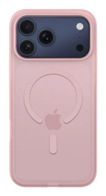 Belkin SheerForce Funda magnética protectora para Apple iPhone 17 Pro Max, resistente a golpes, compatible con MagSafe, color rosa
