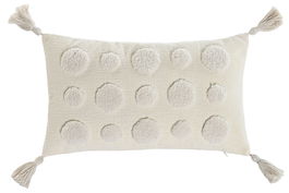 DKD Home Decor Cojín Boho Crudo 8 x 30 x 50 cm (2 Unidades)