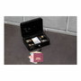 Black+Decker Caja de caudales con 5 divisiones y 2 llaves, 25 x 8,5 x 18 cm