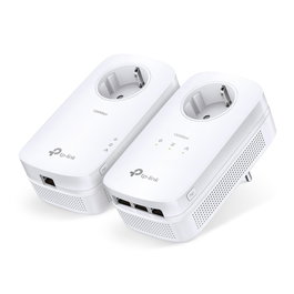 TP-Link TL-PA8033P KIT AV1300 Gigabit Powerline con toma de corriente, Blanco