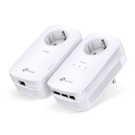 TP-Link TL-PA8033P Kit Powerline Station AV1300 Gigabit, Blanco