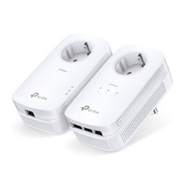 TP-Link TL-PA8033P KIT Powerline AV1300, 3 Puertos Gigabit Ethernet, HomePlug AV2, Blanco