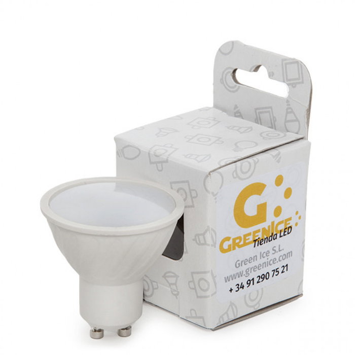 Bombilla LED GU10 6W 500Lm 6000K Blanco Frío