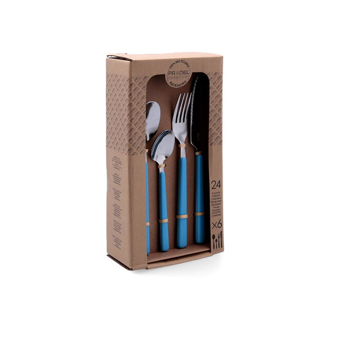24 Cubiertos Inox y Mango Abs Tonic Pradel 1,5 mm