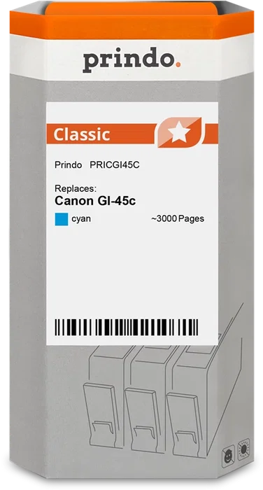 Prindo Cartucho de tinta cian PRICGI45C Classic Prindo Cartucho de tinta cian PRICGI45C Classic