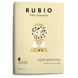 RUBIO, Rubio, l'art d'aprendre. Operacions 4 - Rubio Polo, Enrique