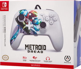Power A Mando Enhanced Wired Controller Metroid Dread
