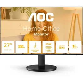 AOC Q27B3CF2 Monitor 27" QHD IPS 2560 x 1440 100Hz 1ms MPRT 350 cd/m2 HDR USB-C 65W Altavoces Negro