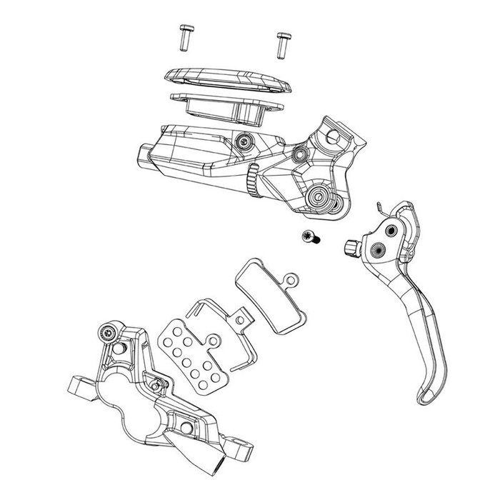 Sram Juego Pastillas Freno Orgánicas/Acero Powerful Para Road/Elixir/DB/Level B1 2020+ (20 Pares) Sram Juego Pastillas Freno Orgánicas/Acero Powerful Para Road/Elixir/DB/Level B1 2020+ (20 Pares)