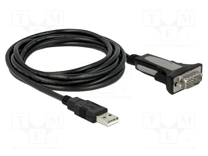 DeLOCK Adaptador USB 2.0 Tipo-A a RS-232 DB9 con cable de 4 m DeLOCK Adaptador USB 2.0 Tipo-A a RS-232 DB9 con cable de 4 m