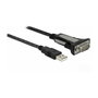 DeLOCK Adaptador USB 2.0 Tipo-A a 1 x serie RS-232 DB9, 4 m
