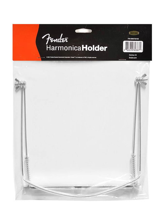 Fender Soporte de armónica de acero cromado Fender Soporte de armónica de acero cromado