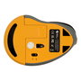 BakkerElkhuizen PRF Ratón Inalámbrico Vertical para Mano Derecha, Óptico 1600 DPI, 6 Botones, RF 2.4G, Negro y Gris