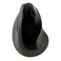 BakkerElkhuizen PRF Ratón Inalámbrico Vertical para Mano Derecha, Óptico 1600 DPI, 6 Botones, RF 2.4G, Negro y Gris