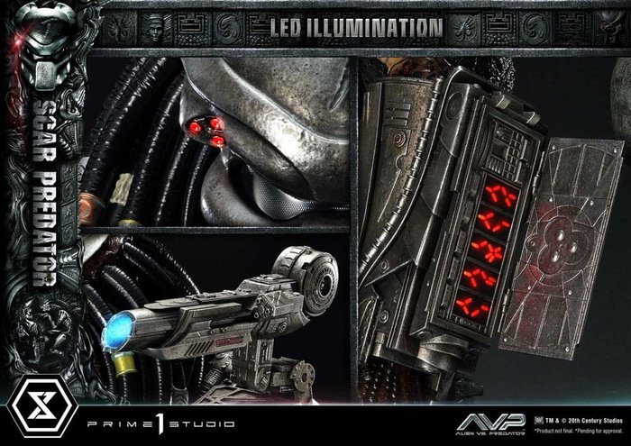 Prime 1 Studio Estatua Museum Masterline Series 1/3 Scar Predator Deluxe Bonus Version