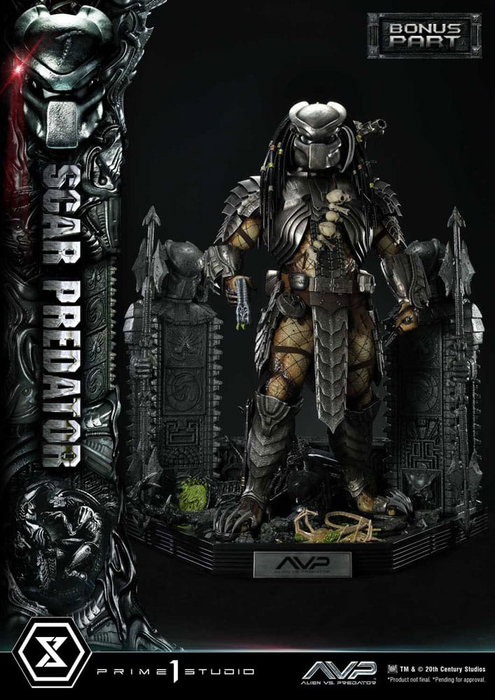 Prime 1 Studio Estatua Museum Masterline Series 1/3 Scar Predator Deluxe Bonus Version