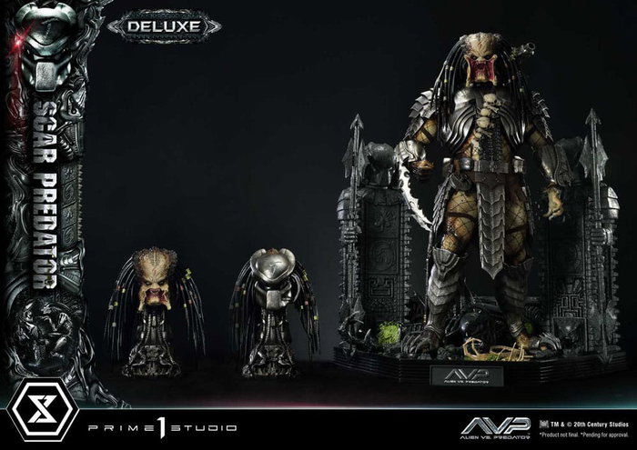 Prime 1 Studio Estatua Museum Masterline Series 1/3 Scar Predator Deluxe Bonus Version