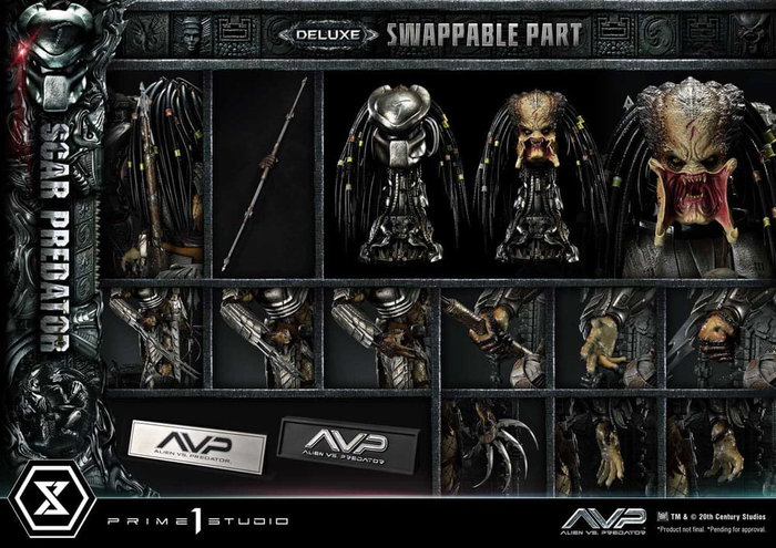 Prime 1 Studio Estatua Museum Masterline Series 1/3 Scar Predator Deluxe Bonus Version