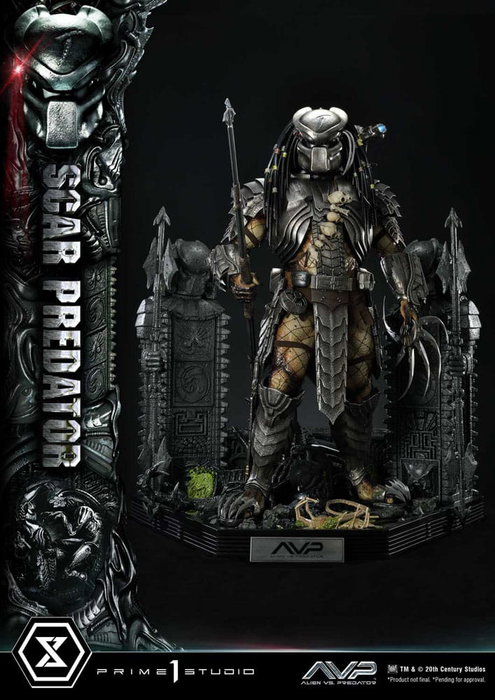 Prime 1 Studio Estatua Museum Masterline Series 1/3 Scar Predator Deluxe Bonus Version