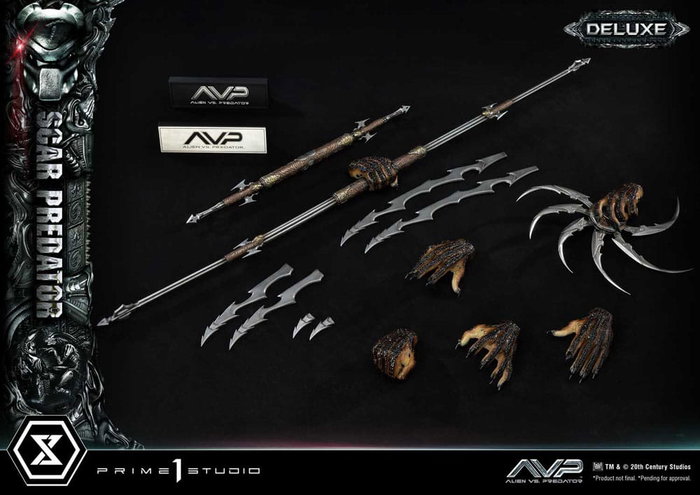 Prime 1 Studio Estatua Museum Masterline Series 1/3 Scar Predator Deluxe Bonus Version
