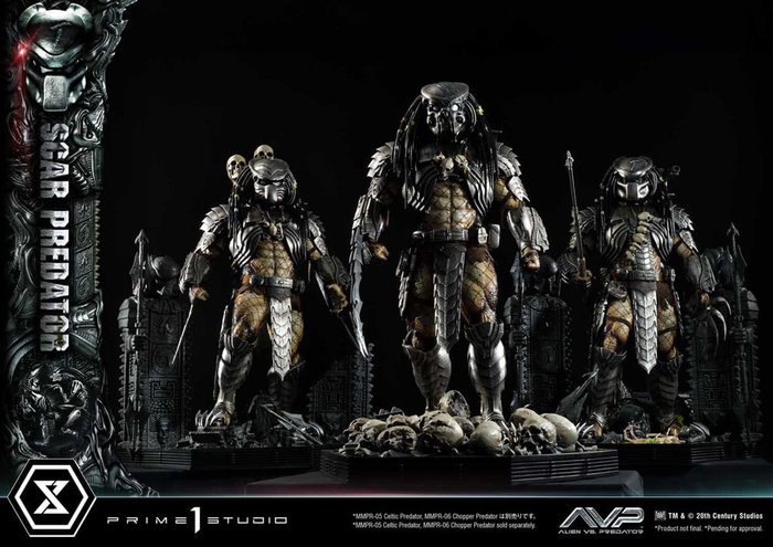 Prime 1 Studio Estatua Museum Masterline Series 1/3 Scar Predator Deluxe Bonus Version