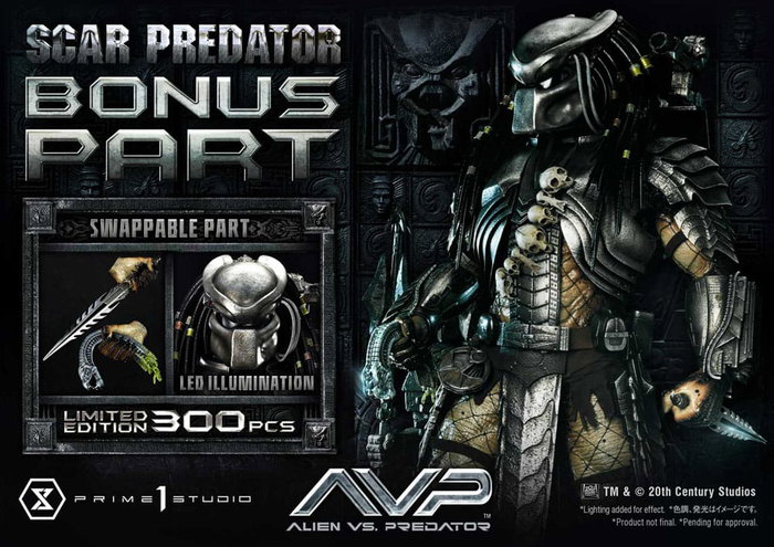 Prime 1 Studio Estatua Museum Masterline Series 1/3 Scar Predator Deluxe Bonus Version