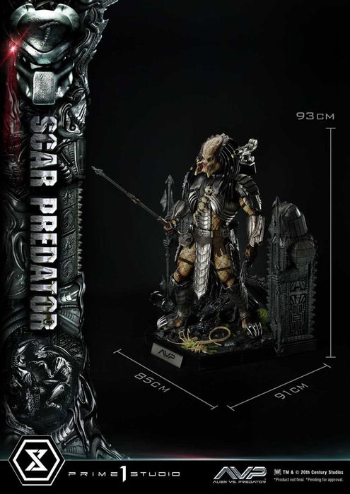 Prime 1 Studio Estatua Museum Masterline Series 1/3 Scar Predator Deluxe Bonus Version