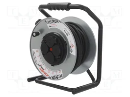 JONEX Prolongador de alimentación H07RN-F 30m 3G2,5mm2 con tambor de metal