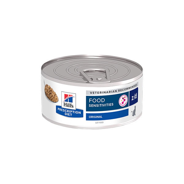 Hill's HPD Feline Z/D Alimento Húmedo para Gatos 156g x 24 latas Hill's HPD Feline Z/D Alimento Húmedo para Gatos 156g x 24 latas