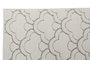 DKD Home Decor Alfombra Oriental Reveal Blanco Gris 240 x 60 cm