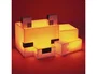 Wondee Lámpara Minecraft Fox Decoración Baby Fox Light 16 cm, Oficial, Modelo Zorro Cubico, Luz Ambiental, para Habitación Gamer, Regalo