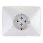 Simon Base Enchufe 2p+tt Schuko 25a 380v~ Blanco Cerámico