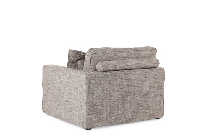 DKD Home Decor Módulo de Sofá Izquierdo/Derecho Marrón Claro