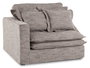 DKD Home Decor Módulo de Sofá Izquierdo/Derecho Marrón Claro