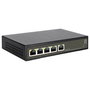 LevelOne GES-2105P Hilbert Switch Gigabit PoE+ 5 Puertos