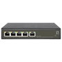 LevelOne GES-2105P Hilbert Switch Gigabit PoE+ 5 Puertos