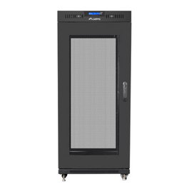 Lanberg Armario rack 19" de pie 15U 800x1000 LCD con puerta de malla negro FF01-8015-23BL