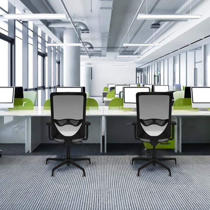PIQUERAS Y CRESPO Silla de oficina Zulema Pistacho y Negro PIQUERAS Y CRESPO Silla de oficina Zulema Pistacho y Negro