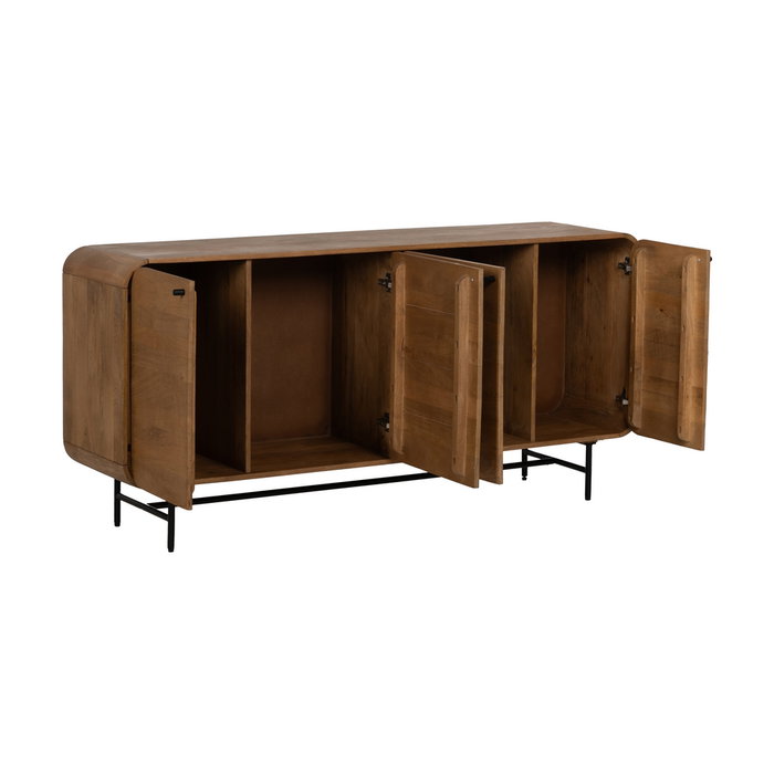 Aparador Natural Madera de Mango Salón 170 X 40 X 80 cm