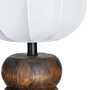 Lámpara Mesa Marrón Tejido-Madera 21 X 21 X 26,50 cm