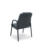 FORÖL Silla Opti543 en Similpiel Negro con Brazos Fijos