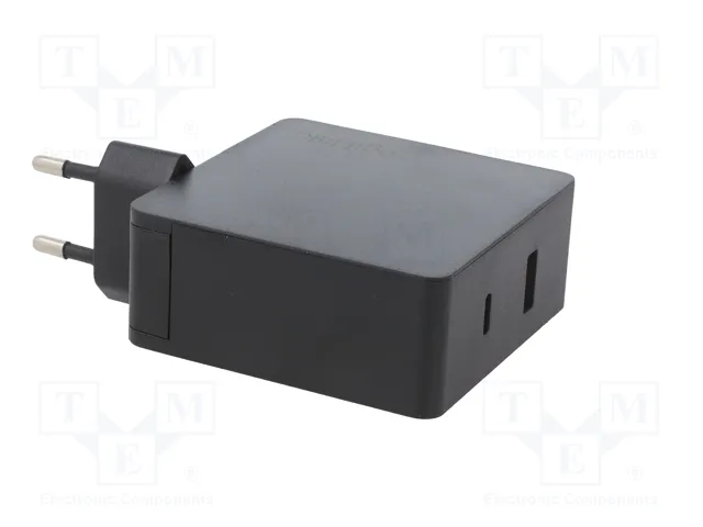 LOGILINK Cargador USB 65W con Salidas USB-A y USB-C
