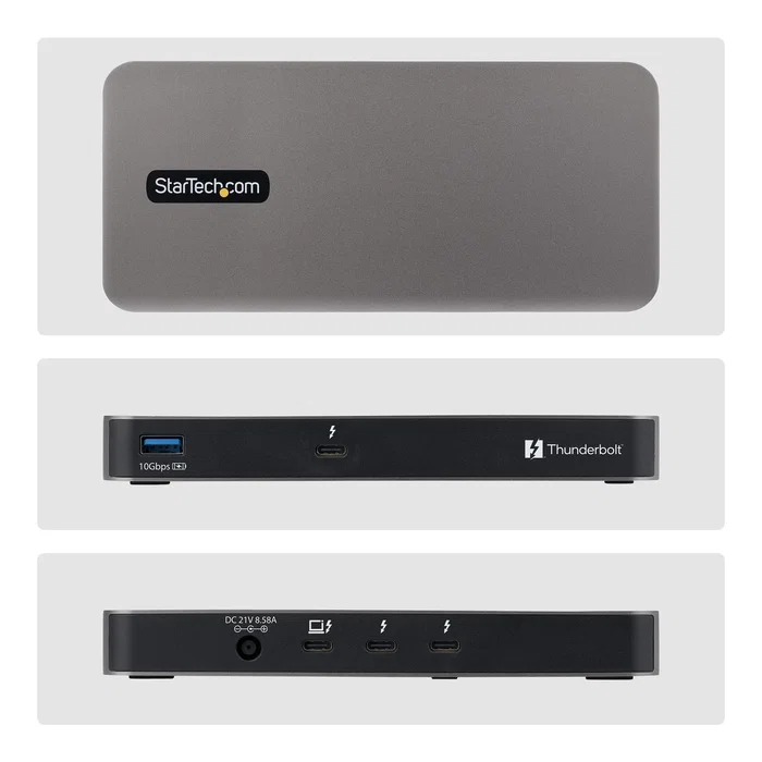 StarTech.com Hub Thunderbolt 5 4 Puertos con KVM Thunderbolt Share