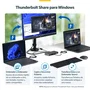 StarTech.com Hub Thunderbolt 5 4 Puertos con KVM Thunderbolt Share
