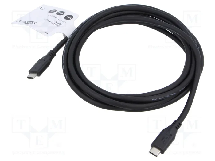 GOOBAY Cable Thunderbolt 3/4 y USB 3.2 de 3m, Negro GOOBAY Cable Thunderbolt 3/4 y USB 3.2 de 3m, Negro